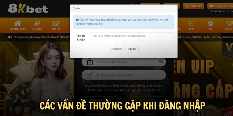 Tài khoản bị khóa là lỗi thường gặp khi truy cập 